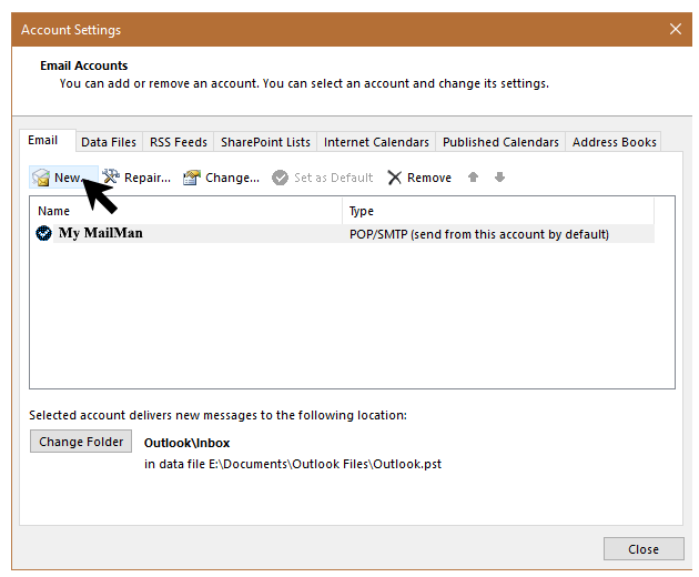 Microsoft Outlook Step 2